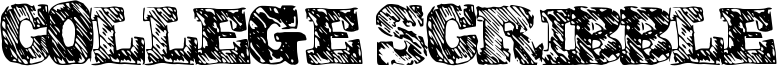 College Scribble Font