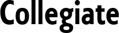 Collegiate Font