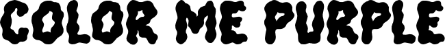 Color Me Purple Font