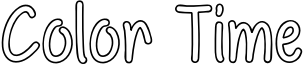 Color Time Font