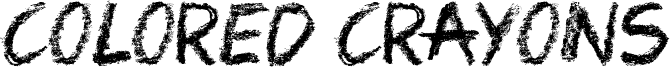 Colored Crayons Font