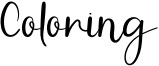 Coloring Font