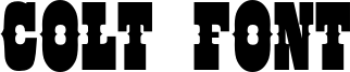 Colt Font Font