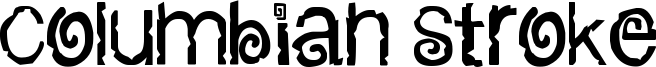 Columbian Stroke Font
