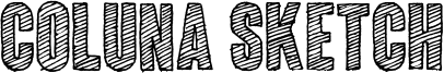 Coluna Sketch Font