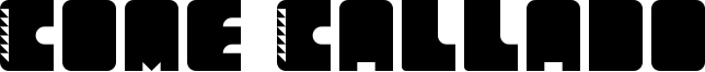 Come Callado Font