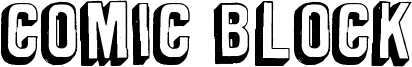Comic Block Font