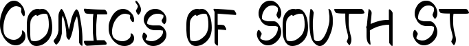 Comic's of South St Font