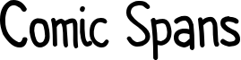 Comic Spans Font