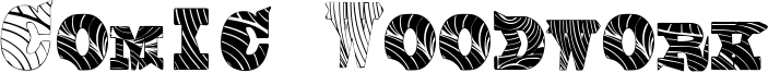 Comic Woodwork Font