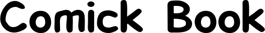 Comick Book Font
