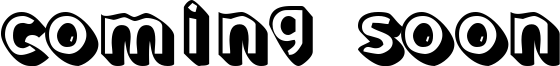 Coming Soon Font