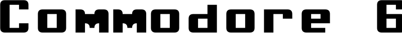 Commodore 64 Font