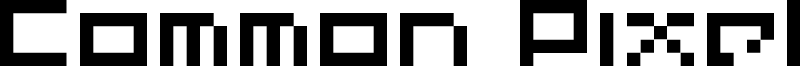Common Pixel Font