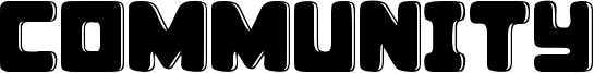 Community Font