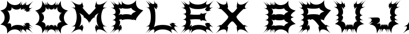 Complex bruja Font