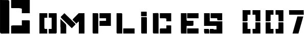 Complices 007.ttf