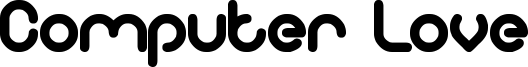Computer Love Font