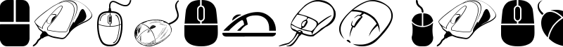 Computer Mouse Font