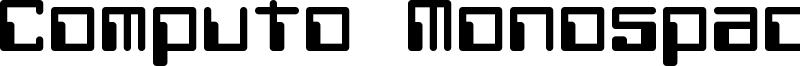 Computo Monospace Font