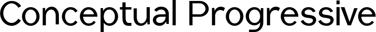 Conceptual Progressive Font