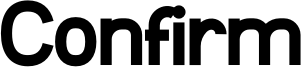 Confirm Font