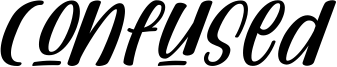 Confused Font