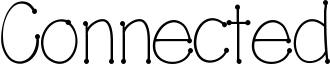 Connected Font