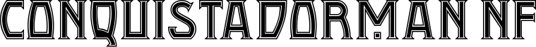 Conquistadorman NF Font