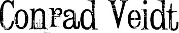 Conrad Veidt Font