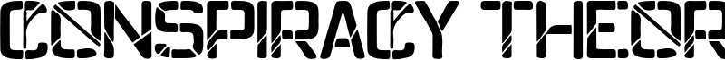 Conspiracy Theories Font