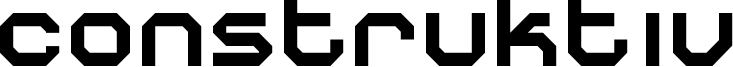 Construktiv Font