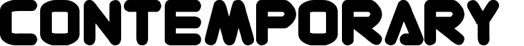 Contemporary  Font
