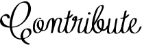 Contribute Font