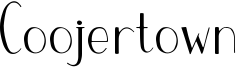 Coojertown Font