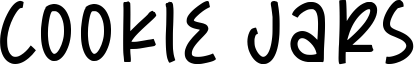 Cookie Jars Font