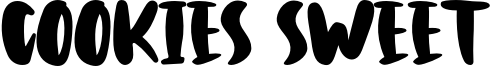 Cookies Sweet Font