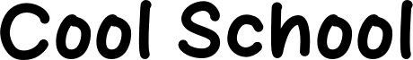 Cool School Font