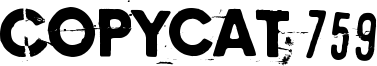 Copycat 759 Font