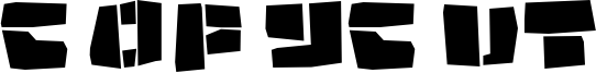 Copycut Font