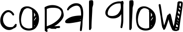 Coral Glow Font