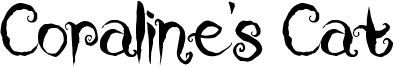 Coraline's Cat Font