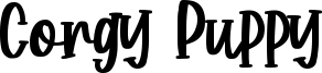 Corgy Puppy Font