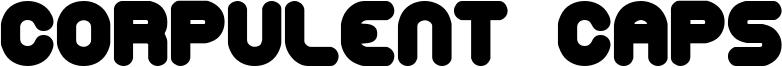 Corpulent Caps Font