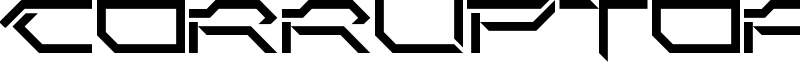 Corruptor Clean LDR Font