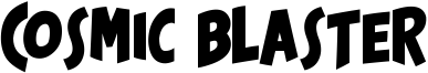 Cosmic Blaster Font