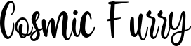 Cosmic Furry Font