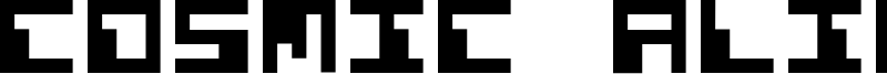 Cosmic Alien Font