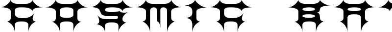 Cosmic Bats Font