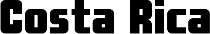 Costa Rica Font